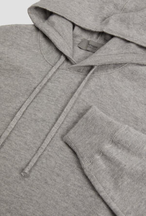 Carded wool hoodie ESSENTIAL - Ferrante | img vers.300x/